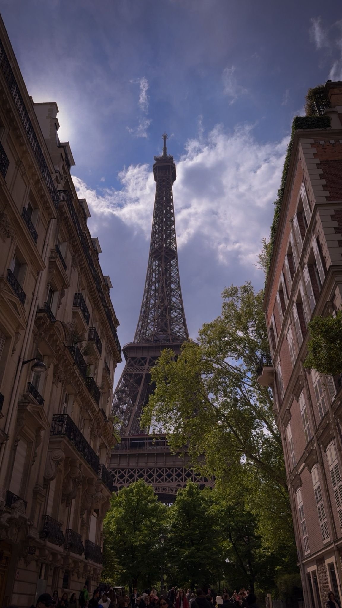 Eiffel Tower from below